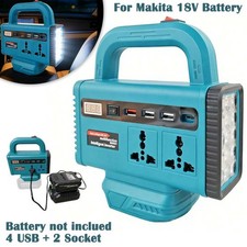 For Makita 18V LXT Battery 150W Power Inverter Portable Generator w/ LED Light