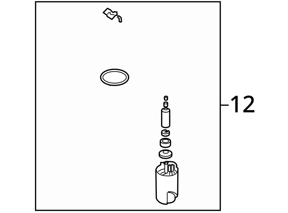 Fuel Pump Assembly 4.6L 8 Cylinder Fits 09-11 BORREGO 2037388 - Image 4 of 4