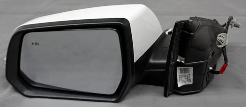 OEM Summit White (GAZ, WA8624) Left Driver Side Exterior Mirror For GMC Acadia