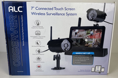 ALC Smart Home Security Camera System Kit With 7  Touch Screen Wireless AWS3266
