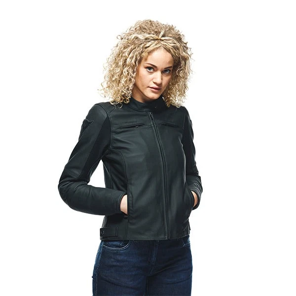 Dainese Razon 2 Lady Leather Black, photo 3 of 11