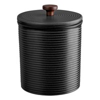 ASA Selection Kitchen'art Vorratsdose Mit Deckel Steinzeug Schwarz Ø 13,5 Cm