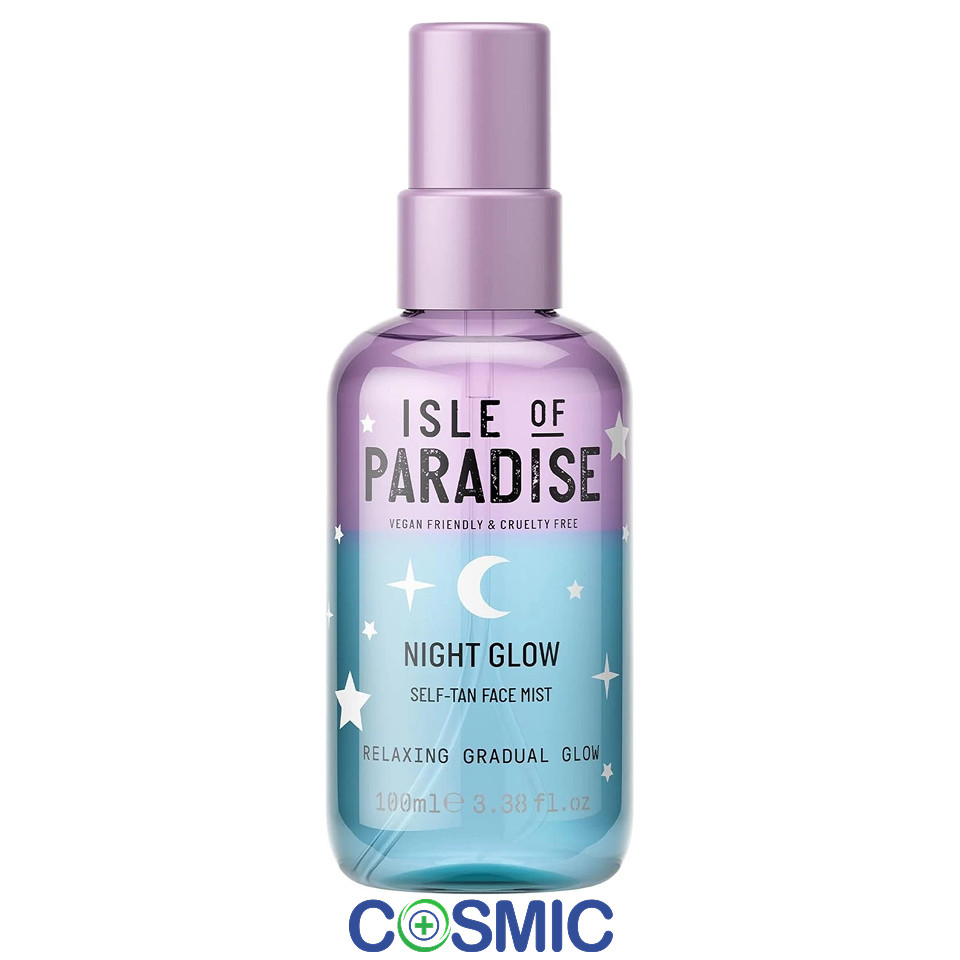 Isle of Paradise Night Glow Gradual Self-Tan Face Mist 100ml | Relaxing Gradual