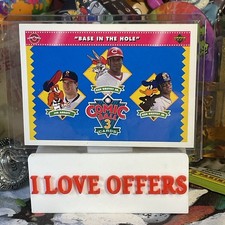 1992 UD LOONEY TUNES Ken Griffey Jr Jim Abbott Ken Griffey Sr. #154 C STORE #2