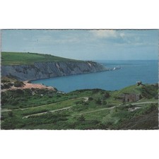 Postcard Alum Bay and Needles Isle of Wight England Scenic View