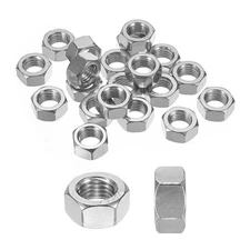 20pcs Metric Hex Nuts M20 x 2.5mm Stainless Steel Hexagon Nut