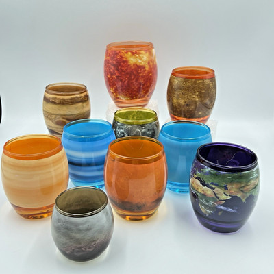 2017 Solar System Planet Glass Set With Original Box  Surreal Entertainment