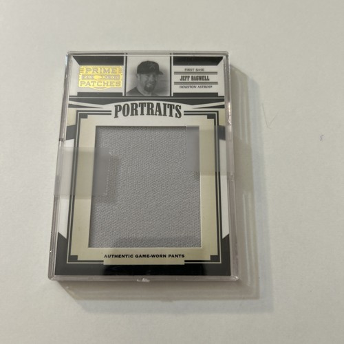 2005 Donruss Prime Patches JEFF BAGWELL Jersey Relics! Astros, HOF #’d 330/532