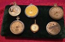 Lot Of 6 Antique Vintage Pocket Watches