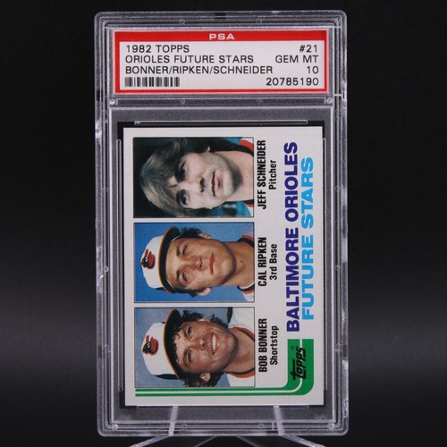 PSA 10 1982 Topps Cal Ripken Jr. Future Stars RC #21 Gem Mint Baltimore Orioles