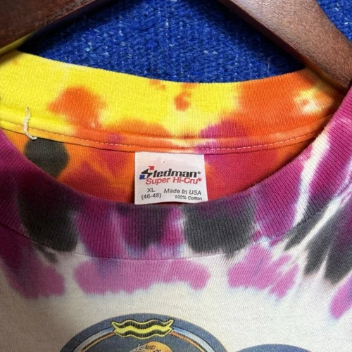 Grateful Dead Jerry Garcia Zodiac Lunar Sun Tie Dye Vintage vintage concert t-shirt, vintage, size XL, single stitch, B+ condition