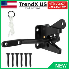 Self-Locking Gate Latch for Wooden Fence Heavy Duty Automatic Gravity Lever Door