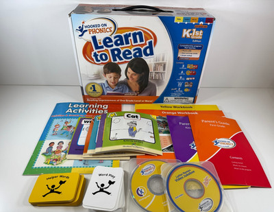 Hooked on Phonics Homeschool Learn To Read Kindergarten 1st Grade 4-7 INCOMPLETE