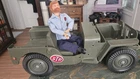 Vintage Gi Joe Sea Adventure Team 12 Inch Figure #7402 W/ Kung Fu Grip & Jeep