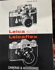 Leica and Leicaflex Catalog 38, original- not a PDF