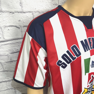 Vintage 90s Chivas Guadalajara Soccer Jersey Solo Mexicanos Men's