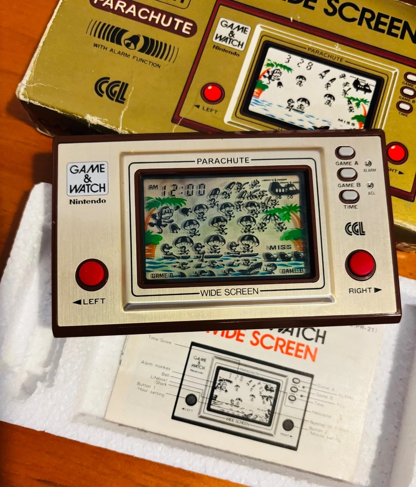 Nintendo Game & Watch Parachute Retro Coleccionable Batería Juguete Videojuego Foto 4 de 4