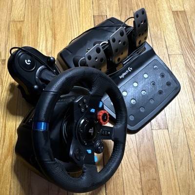 Logitech G29 Racing Wheel, Pedals & Shifter Bundle USB DB9 for