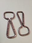 TWO VINTAGE  Coca Cola Soda Metal Loop Wire BOTTLE OPENERs  — photo 4