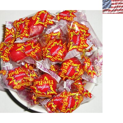 Ferrara's ATOMIC FireBall Hot Jawbreakers 1lb - Exciting Candy Adventure