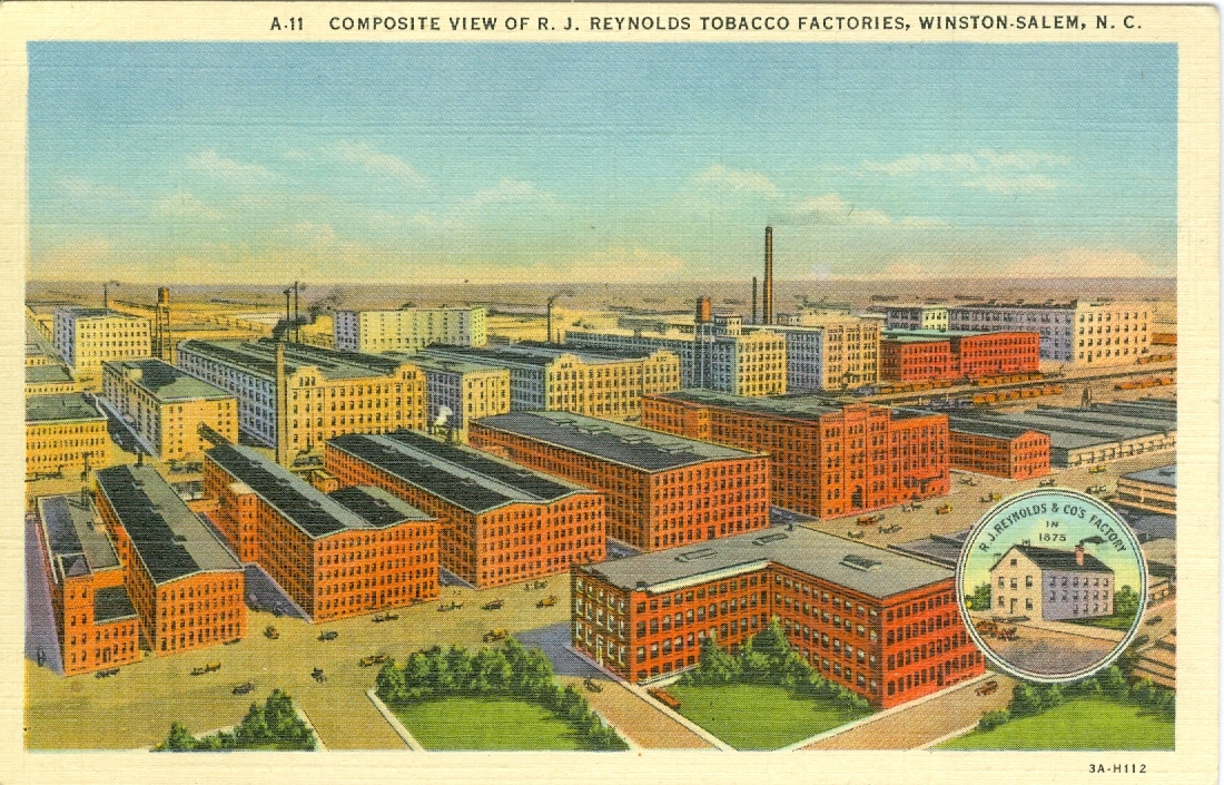 british american tobacco winston salem Winston-Salem, NC The R.J. Reynolds Tobacco Factories