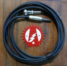 Alchemy Audio Lap Steel Harmonica Accordion Harp Cable Black 12 Foot 1/4" 2501F