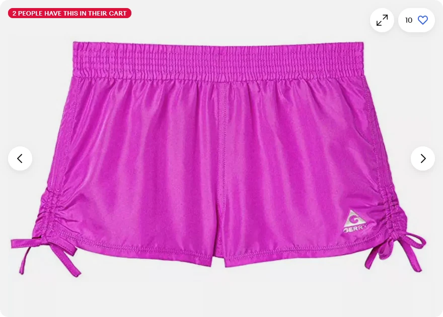 Traje de baño Tankini Bikini Gerry Girl 3 piezas tabla de natación pantalones cortos (negro/palmeras, 10) nuevo con etiquetas Foto 4 de 4