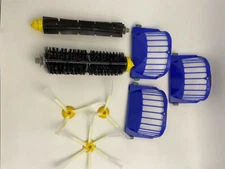 Replacement Side Brush & Vacuum Filter Kit for Roomba 500/600/700 Series