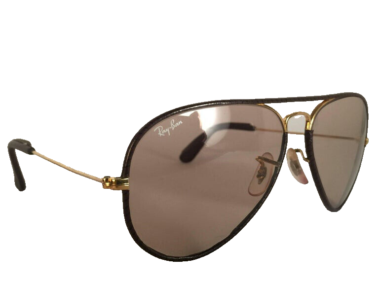 Ray Ban　レイバン　LEATHERS　AVIATOR　ビンテージサングラス VINTAGE RAY BAN LEATHERS AVIATOR TOBACCO LEATHER 58' B&L