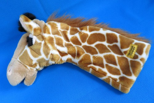 14" GIRAFFE 🦒 THE PUPPET COMPANY HAND / SLEEVE plush soft toy LINED MINT COND.
