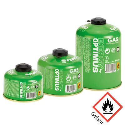 Optimus Gaskartusche Ventilkartusche Outdoor Camping Schraubkartusche 7/16" EU