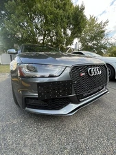 Bumper Tow Hook License Plate Tag Mount Bracket For Audi S4 (B8.5) 2013-2016 New