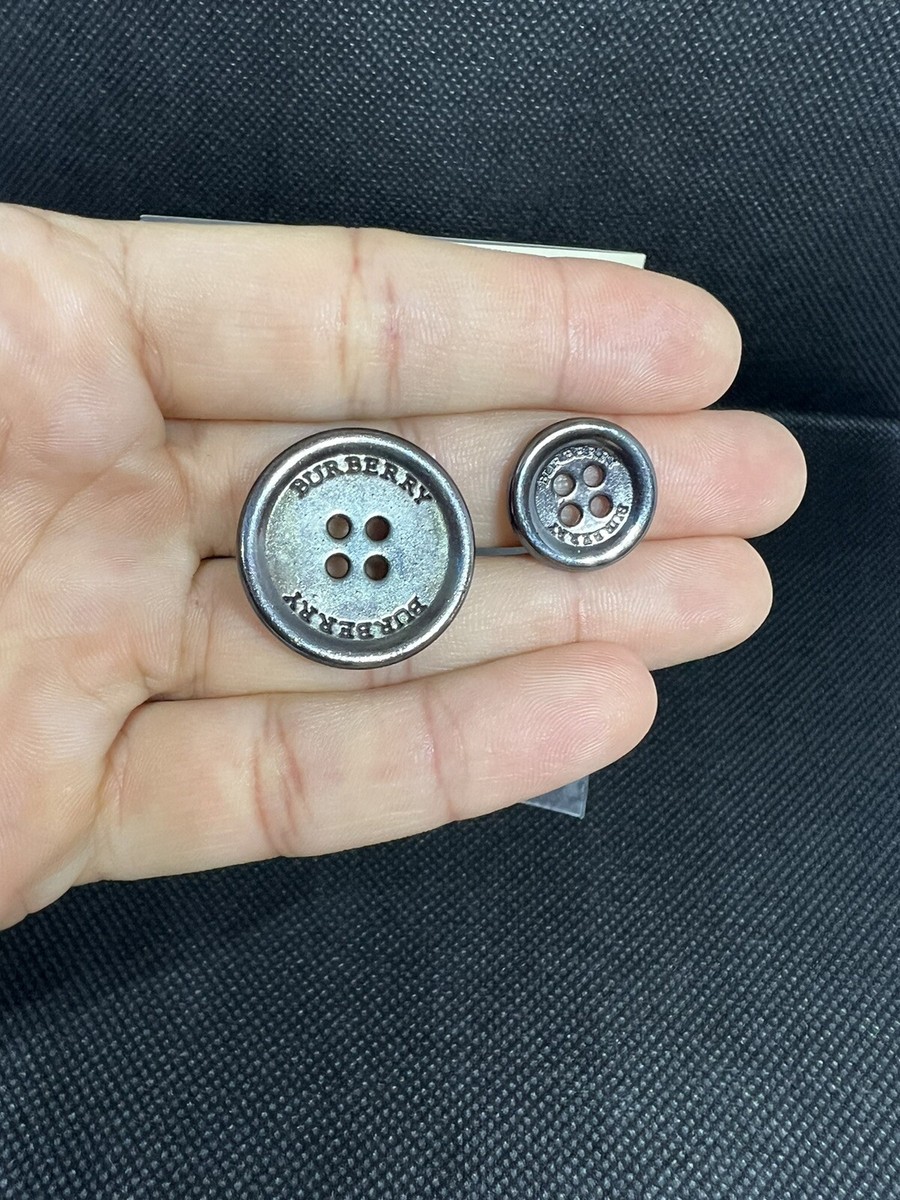 Set Of 2 New BURBERRY AUTHENTIC REPLACEMENT METAL BUTTONS 2 Set Of 2 New BURBERRY AUTHENTIC REPLACEMENT METAL BUTTONS 2