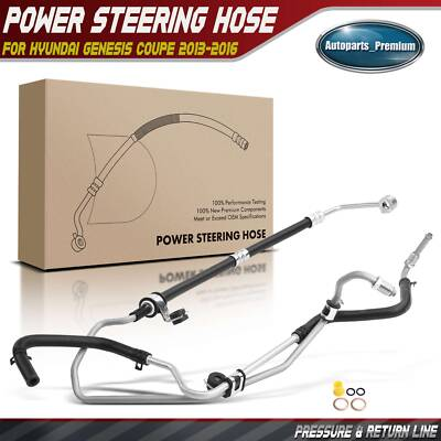 #ad Power Steering Pressure and Return Hose Assembly for Hyundai Genesis Coupe 13 16 $100.99