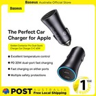 Baseus 40W Car Charger Dual USB Golden Contactor Pro Quick Charger