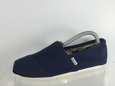 Toms Mens Navy Blue Flats 8