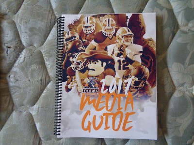 2017 UTEP MINERS FOOTBALL MEDIA GUIDE Yearbook Program