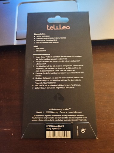 Tellleo Screen Guard Collection Displayschutzfolie UltraClear Für Sony Xperia Z5 - Bild 2 von 2