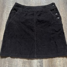 Vintage 90s American Eagle Corduroy Black Mini Skirt Size Small/ Women s 6