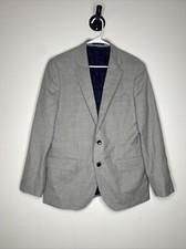 JCrew Ludlow Slim Fit Suit Jacket Mens 40S Gray Loro Piana Two Button