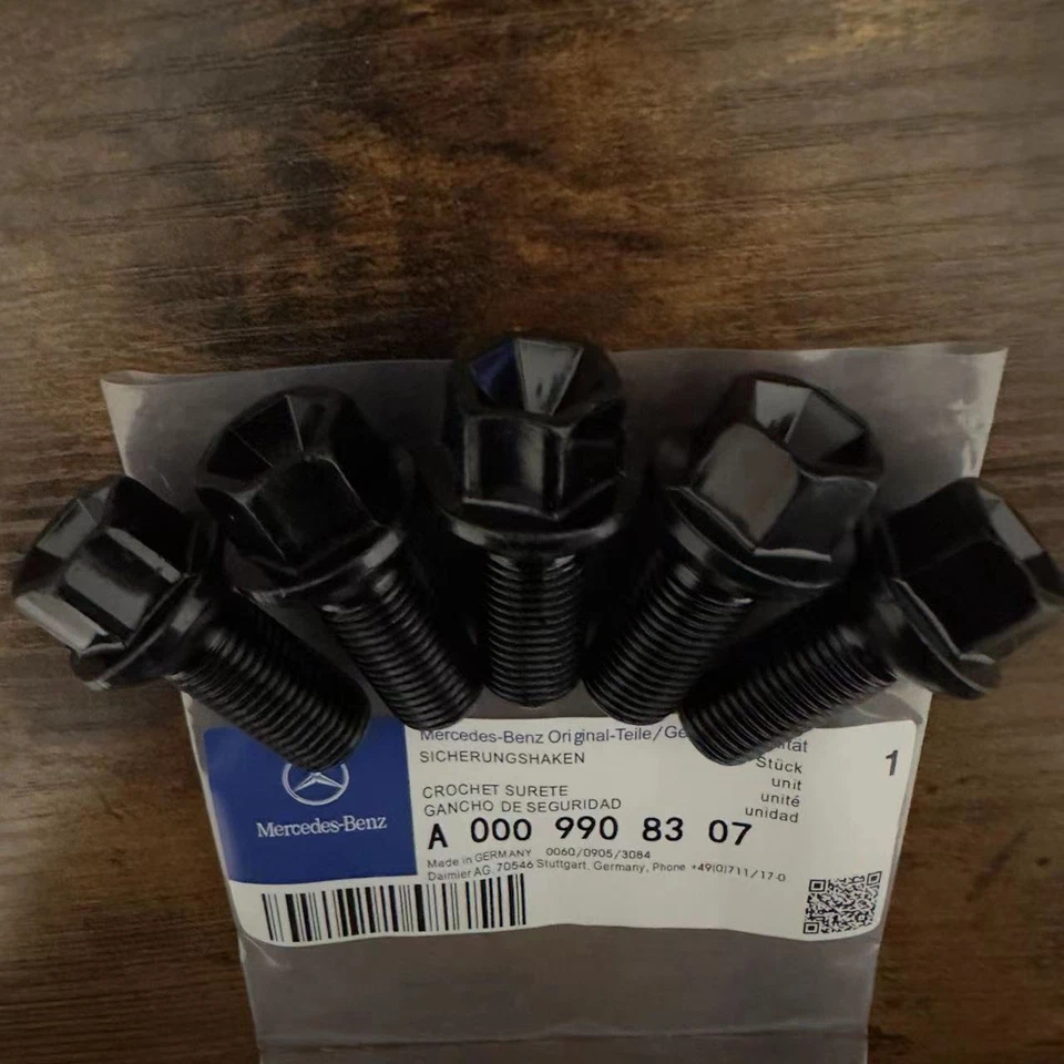 5Pcs Genuine Wheel Lug Bolts Nuts 0009908307 For Mercedes Benz E-CLASS CLK CLS - Image 3 of 3