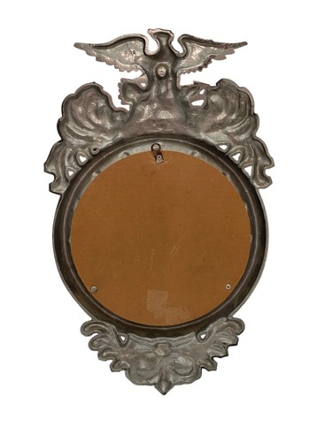 VTG Sexton American Eagle Federal Wall Mirror Metal Silver 1970s 18.5" x 11.25" - 第 6/10 張圖片