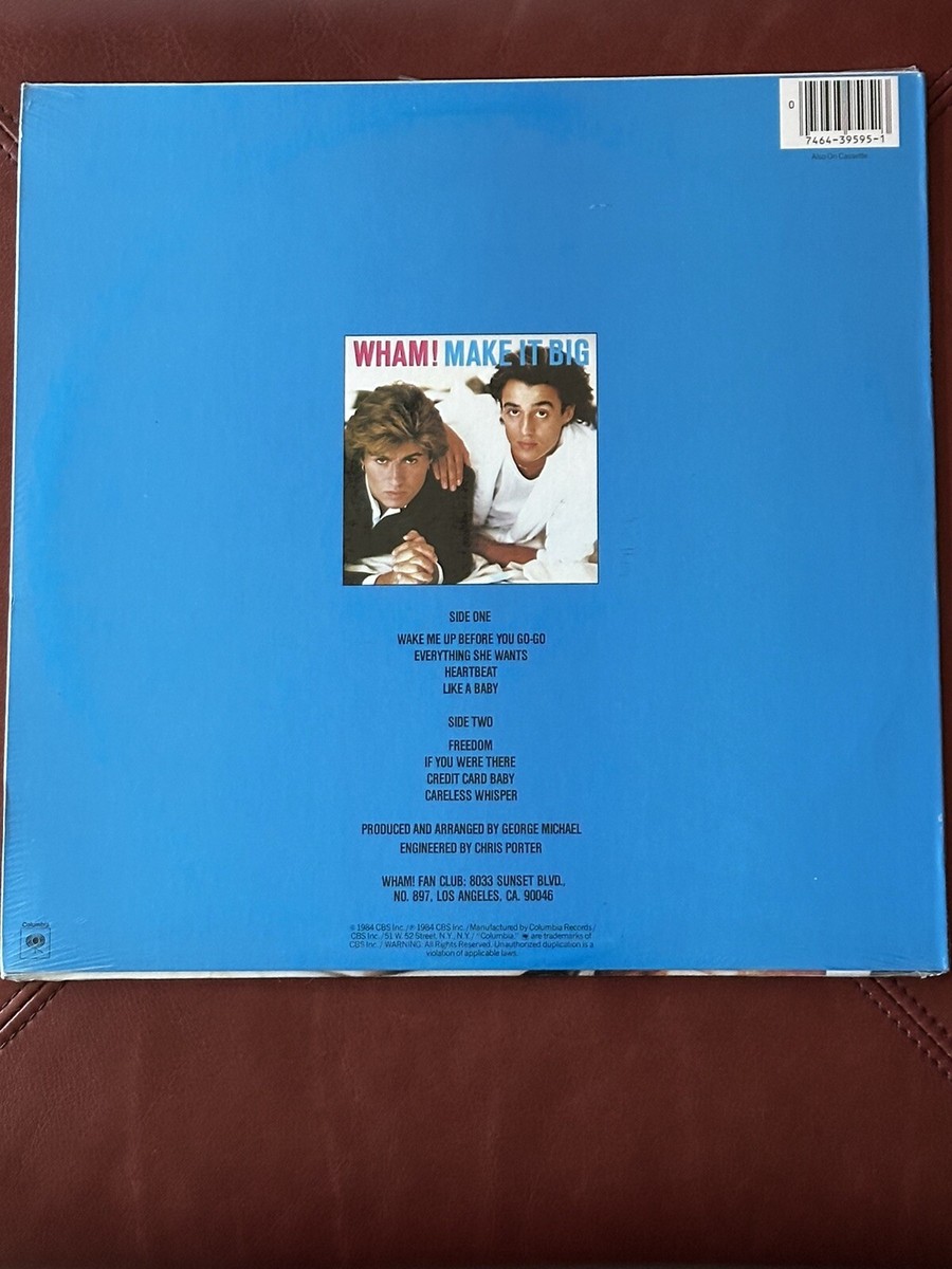 盤質A US-original Make It Big ワム! Wham! Amazon.com: Make It Big: CDs & Vinyl