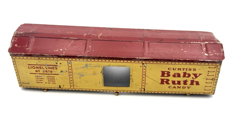 Lionel Lines PreWar Baby Ruth 2679 Tin Plate SHELL ONLY - Picture 3 of 5