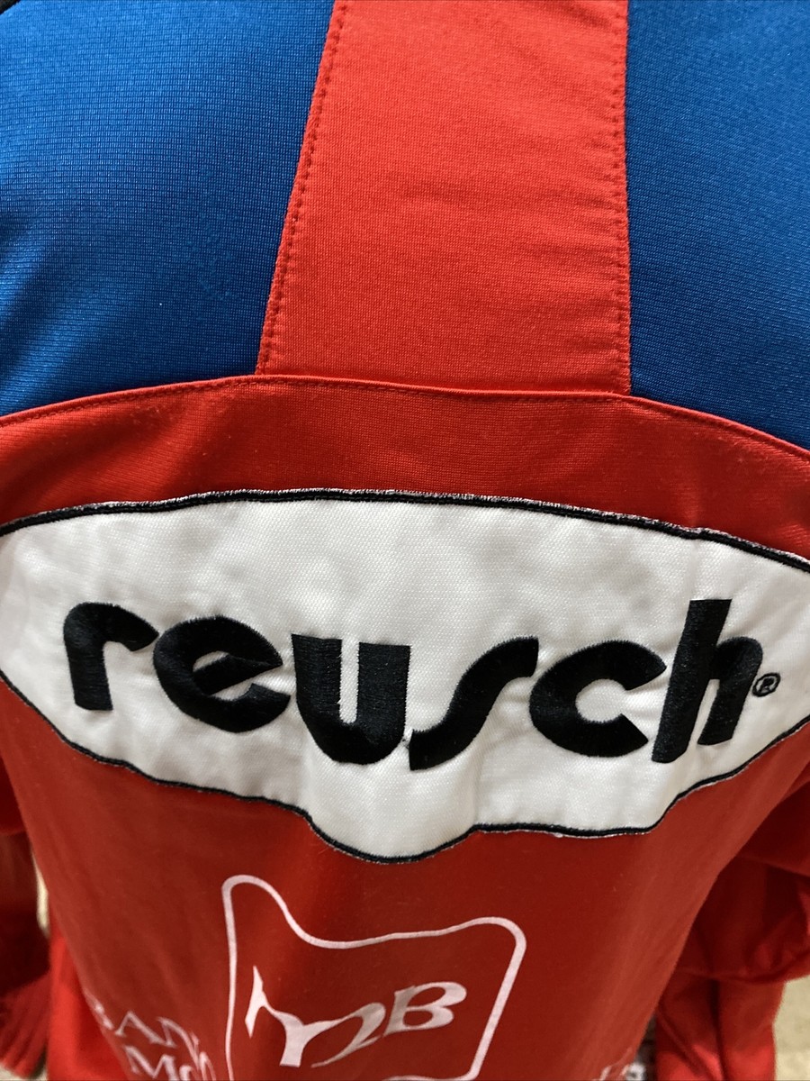 Veste Vintage De Football Monza - Marque Reusch, Taille L, Rouge, Manches Longues