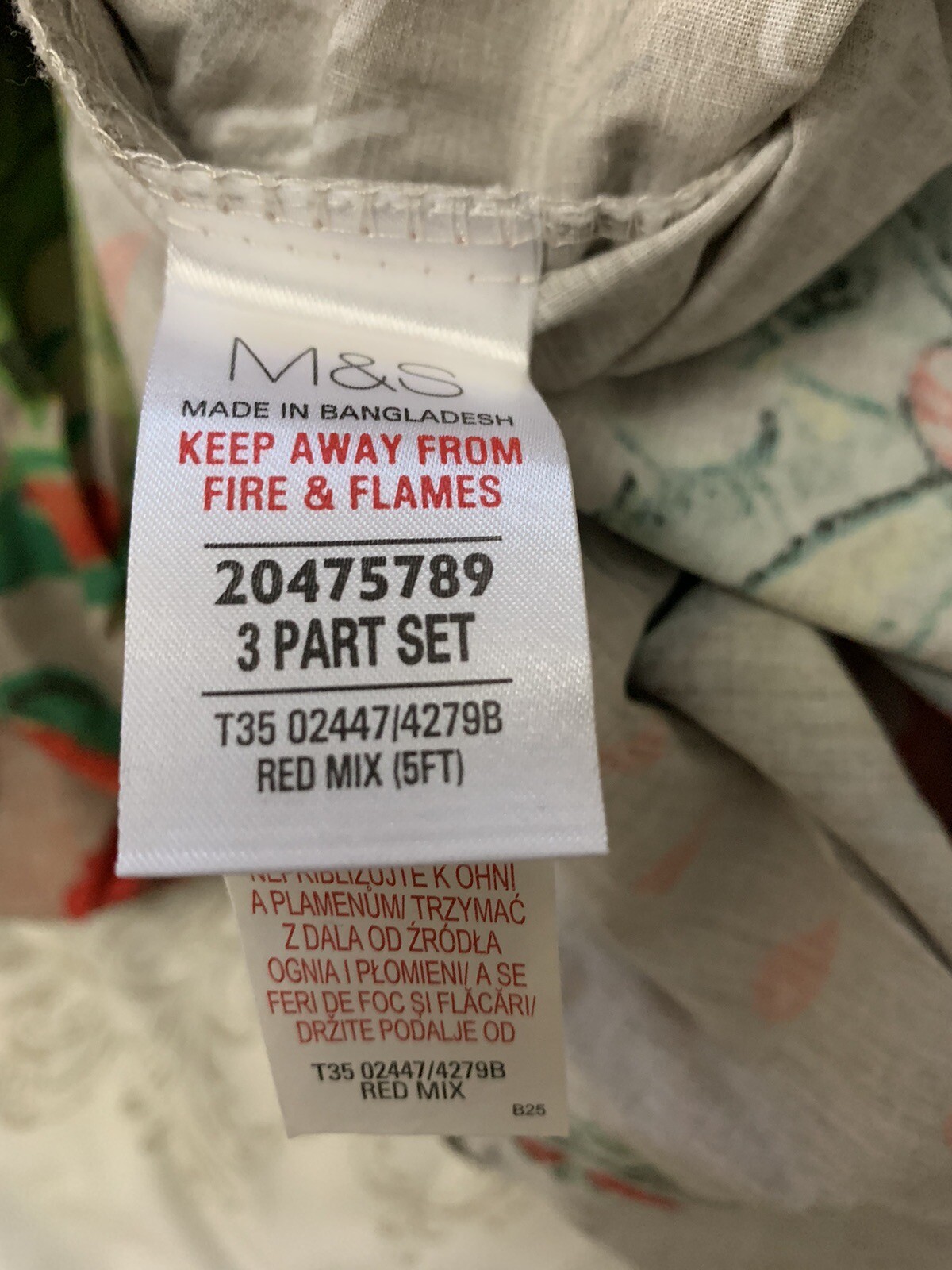 Marks & Spencer Christmas duvet set 5ft M&S eBay