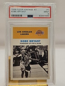 PSA8】1998 Fleer Tradition Kobeインサート PSA8】1998 Fleer Tradition Kobeインサート