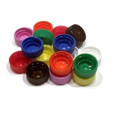 Micro Centrifuge Cap with Molded Seal - Yellow - Case of 1000