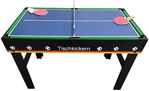 Izzy Multi-Game Tisch 4 in 1 inklusive komplettem Zubehör 123L x 82,5B x 57,8Hcm - Bild 3 von 4