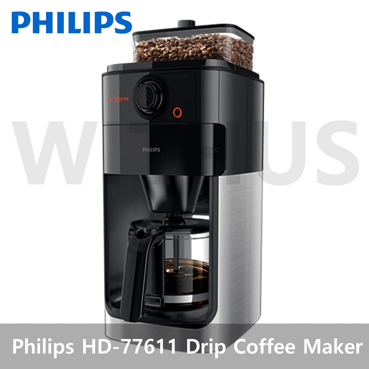 Philips HD-7761 Drip Coffee Maker Espresso Grinder Home Coffee